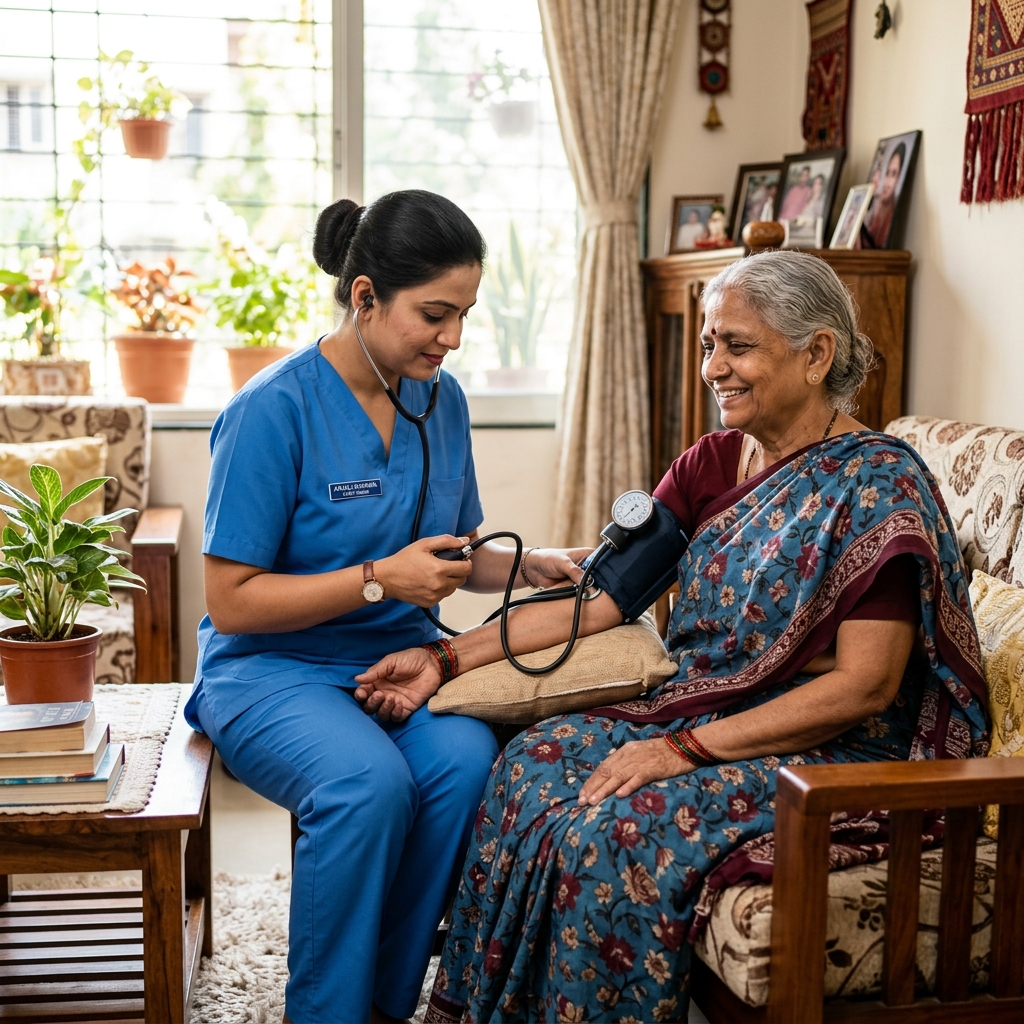 Senior home healthcare services in Mumbai